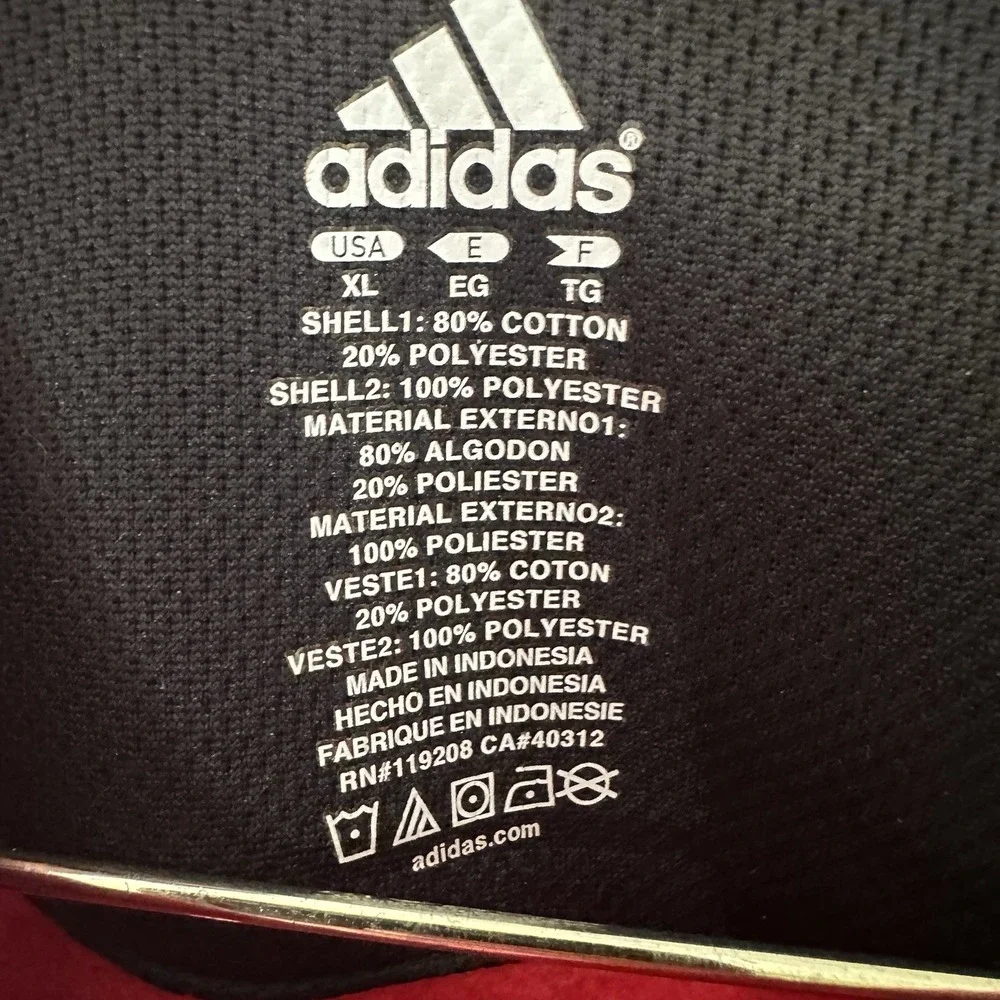 Portland Trail Blazers Hoodie Mens XLT ‎ Red NBA Basketball Adidas Pullover